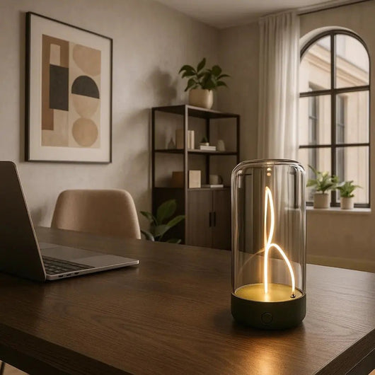 Lampe à Filament Sans Fil - Dôme Lumineux | Magnevus - vue 4 | Azeniah