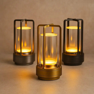 Lampe À Poser Sans Fil - Courbe Métal | Glovisa | Azeniah