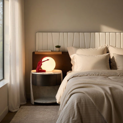 Lampe Boule Sculptée - Lueur Sculptée | Orbelina - vue 2 | Azeniah