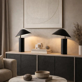 Lampe Champignon de Table - Courbe Veloutée | Ecluna