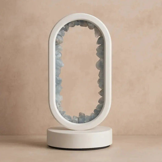 Lampe Cristal Naturelle - Éclat Minéral | Aurélia | Azeniah