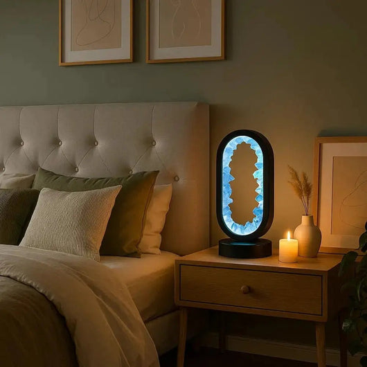 Lampe Cristal Naturelle - Éclat Minéral | Aurélia - vue 3 | Azeniah
