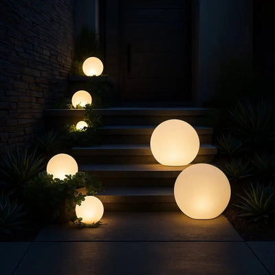 Lampe D'Ambiance Portable - Sphère Blanche | Orlyna - vue 4 | Azeniah