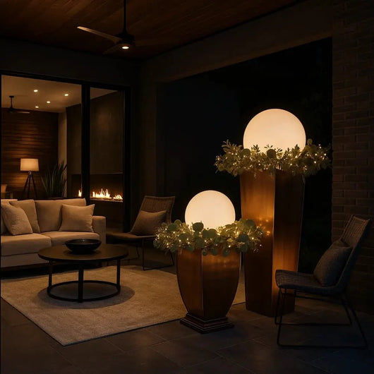 Lampe D'Ambiance Portable - Sphère Blanche | Orlyna - vue 6 | Azeniah