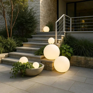 Lampe D'Ambiance Portable - Sphère Blanche | Orlyna
