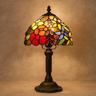 Lampe De Bureau Champignon - Verre Sculpté | Luména
