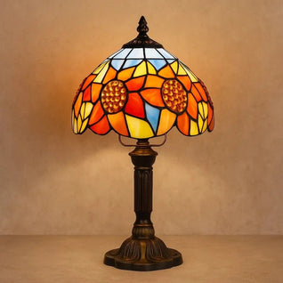 Lampe De Bureau Champignon - Verre Sculpté | Luména