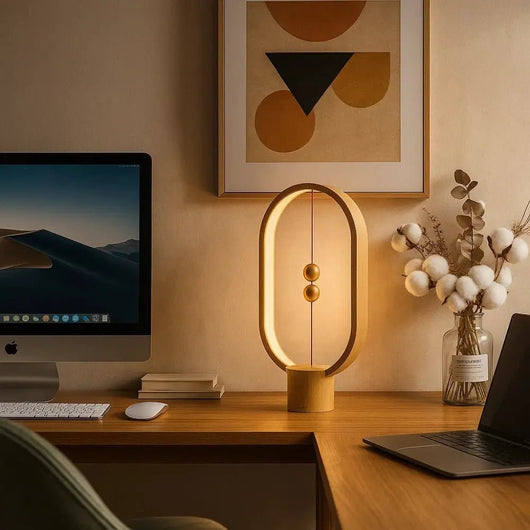 Lampe de Bureau Magnétique - Sphère Flottante | Magnelia - vue 6 | Azeniah