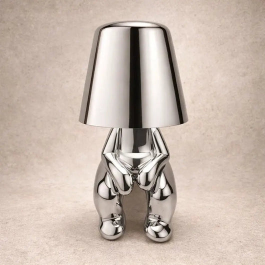 Lampe De Bureau Sans Fil - Posture Sculpturale | Monsuria - vue 10 | Azeniah