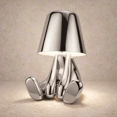 Lampe De Bureau Sans Fil - Posture Sculpturale | Monsuria - vue 12 | Azeniah