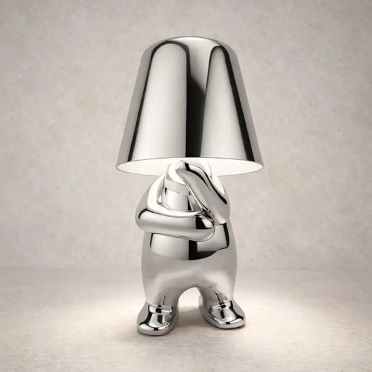 Lampe De Bureau Sans Fil - Posture Sculpturale | Monsuria - vue 9 | Azeniah