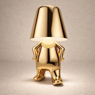 Lampe De Bureau Sans Fil - Posture Sculpturale | Monsuria