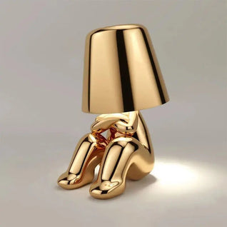 Lampe De Bureau Sans Fil - Posture Sculpturale | Monsuria