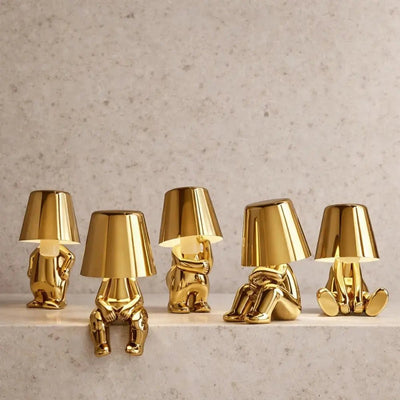 Lampe De Bureau Sans Fil - Posture Sculpturale | Monsuria | Azeniah