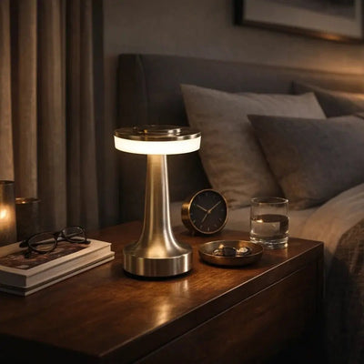 Lampe de Bureau Tactile - Arc Flottant | Lumarys - vue 5 | Azeniah