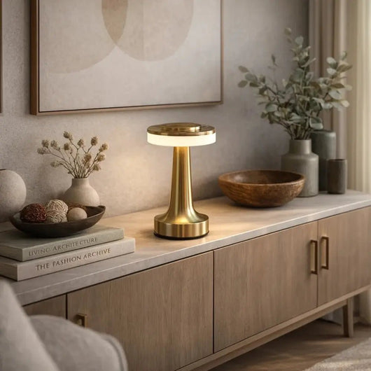 Lampe de Bureau Tactile - Arc Flottant | Lumarys - vue 6 | Azeniah
