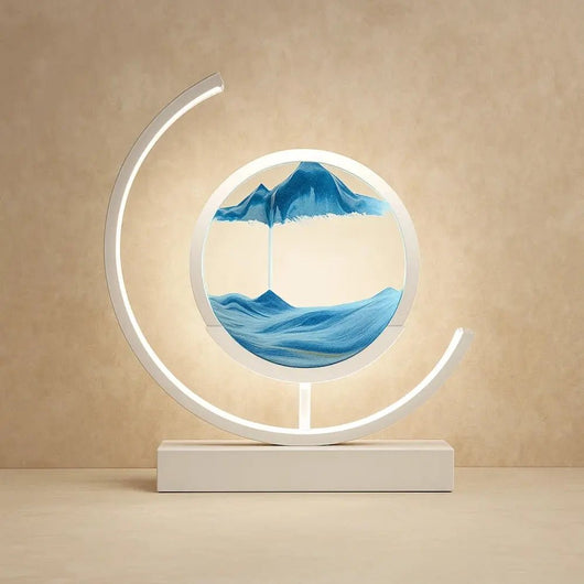 Lampe de Bureau Zen - Sable Hypnotique | Sadora - vue 9 | Azeniah