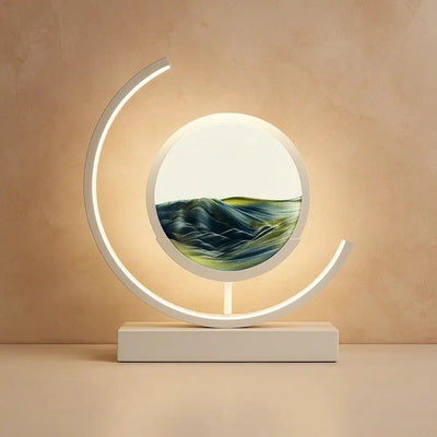 Lampe de Bureau Zen - Sable Hypnotique | Sadora - vue 7 | Azeniah