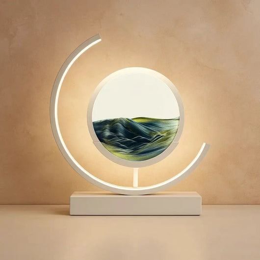 Lampe de Bureau Zen - Sable Hypnotique | Sadora - vue 7 | Azeniah