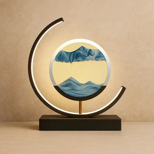 Lampe de Bureau Zen - Sable Hypnotique | Sadora - vue 8 | Azeniah