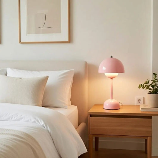 Lampe de Chevet Champignon - Courbe Douce | Nostara - vue 17 | Azeniah
