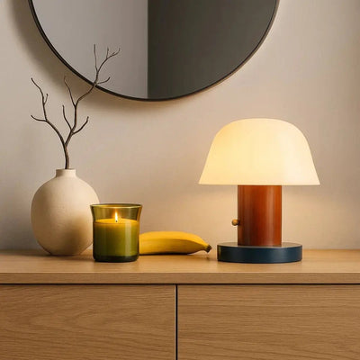 Lampe De Chevet Champignon - Courbe Naturelle | Funela - vue 4 | Azeniah