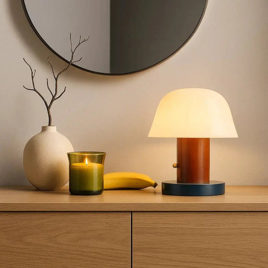Lampe De Chevet Champignon - Courbe Naturelle | Funela - vue 4 | Azeniah
