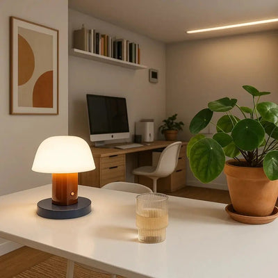 Lampe De Chevet Champignon - Courbe Naturelle | Funela - vue 5 | Azeniah