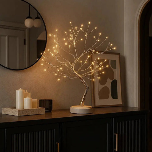 Lampe de Chevet Naturelle - Arbre Apaisant | Sylvana - vue 3 | Azeniah