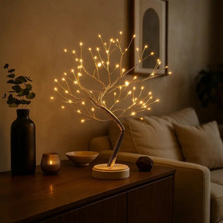 Lampe de Chevet Naturelle - Arbre Apaisant | Sylvana