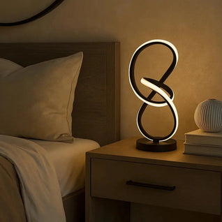Lampe De Chevet Sans Fil - Courbe Apaisante | Enliva