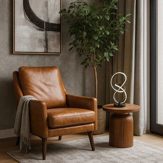 Lampe De Chevet Sans Fil - Courbe Apaisante | Enliva