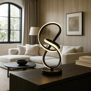 Lampe De Chevet Sans Fil - Courbe Apaisante | Enliva