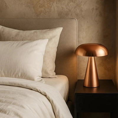 Lampe De Chevet Sans Fil - Halo Métal | Corvara - vue 4 | Azeniah