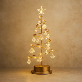 Lampe De Chevet Sapin - Cristal Doré | Sylan