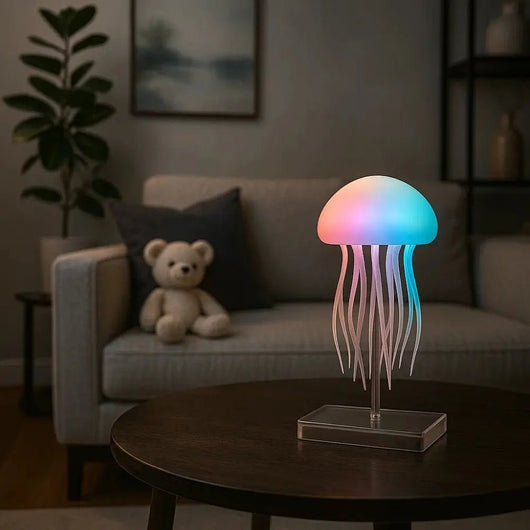 Lampe De Nuit Enfant - Vague Bleutée | Meloria - vue 2 | Azeniah