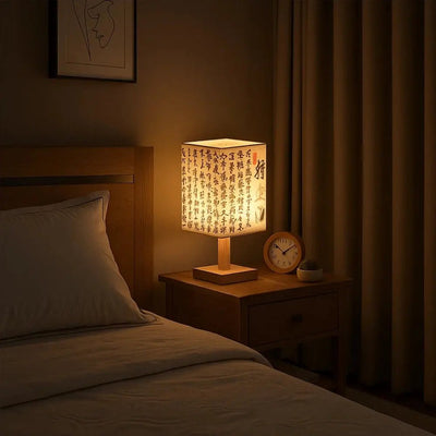 Lampe De Style Japonais - Ombre Douce | Luxia - vue 7 | Azeniah