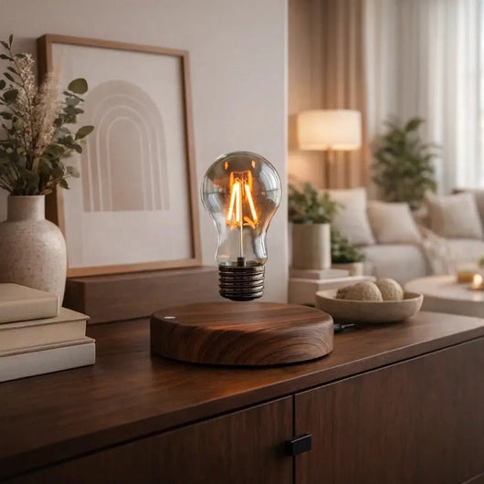 Lampe de Table à Lévitation - Bulbe Flottant | Levolia - vue 3 | Azeniah