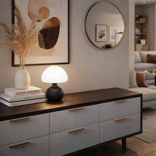 Lampe De Table Champignon - Courbe Douce | Lumisia