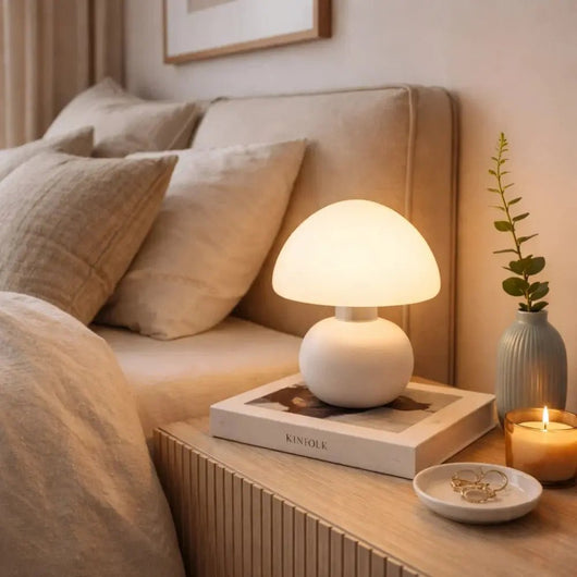 Lampe De Table Champignon - Courbe Douce | Lumisia - vue 5 | Azeniah