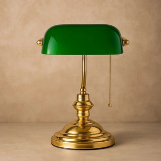Lampe de Table Classique - Verre Antique | Emalda