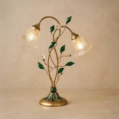 Lampe De Table Fleurie - Éclat Cristal | Floréna | Azeniah