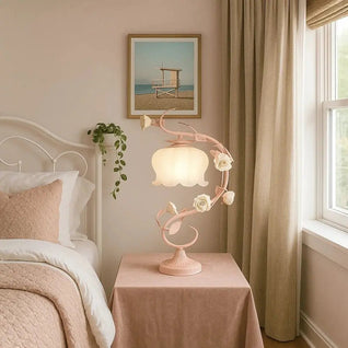 Lampe De Table Florale - Pétale Délicat | Rosalia