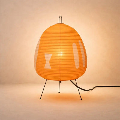 Lampe De Table Japonaise - Papier Tressé | Akolya - Lampe Azeniah