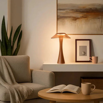 Lampe De Table Sans Fil - Poussière Diamant | Crysalia - vue 5 | Azeniah