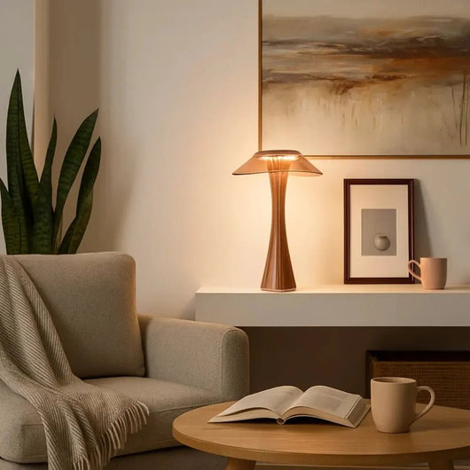 Lampe De Table Sans Fil - Poussière Diamant | Crysalia - vue 5 | Azeniah