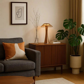 Lampe De Table Sans Fil - Poussière Diamant | Crysalia