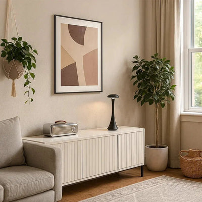 Lampe De Table Tactile - Socle Épuré | Elenara - vue 7 | Azeniah