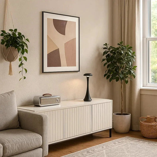 Lampe De Table Tactile - Socle Épuré | Elenara - vue 7 | Azeniah