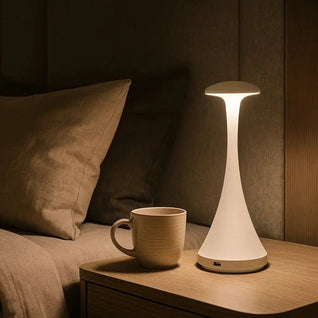 Lampe De Table Tactile - Socle Épuré | Elenara